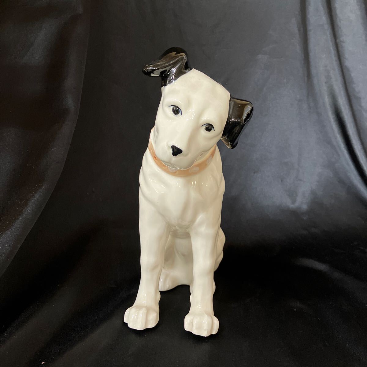 ビクター犬 ニッパーくん 7匹 陶器 大31㎝ 小7.5㎝ - メルカリ