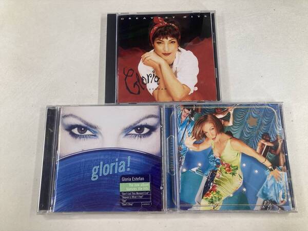 【W0087】グロリア・エステファン CD アルバム 3枚セット●Gloria Estefan●Greatest Hits●gloria!●Alma Caribena~Caribbean Soul