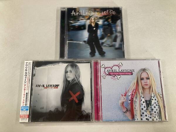 【0089】アヴリル・ラヴィーン CD アルバム 3枚セット●Avril Lavigne●Let Go●Under My Skin●The Best Damn Thing