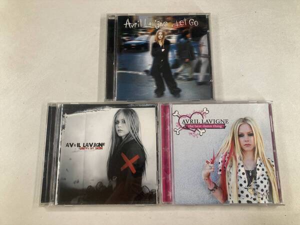 【0090】アヴリル・ラヴィーン CD アルバム 3枚セット●Avril Lavigne●Let Go●Under My Skin●The Best Damn Thing