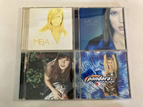 【W8911】メイヤ パンドラ CD アルバム 4枚セット●Meja●Pandora●Seven Sisters●Realitales●Tell the World