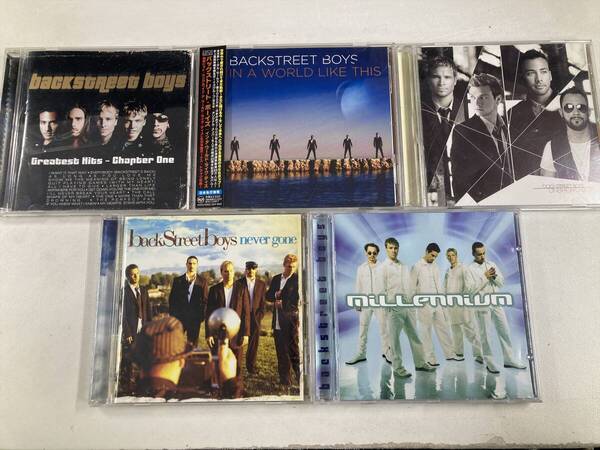 【W0099】バックストリート・ボーイズ CD アルバム 5枚セット●Backstreet Boys●In A World Like This●Unbreakable●Millennium