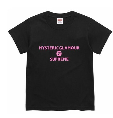 送料無料【黒・S】Supreme HYSTERIC GLAMOUR Baby Tee 国内 新品未開封 シュプリーム 半袖 Tシャツ ヒステリックグラマー ベイビー ティー