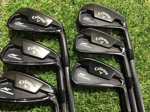 Callaway Callaway железный комплект FORGED STAR(2021) BLACK X FORGED STAR(2021) BLACK 6S Flex S б/у D разряд
