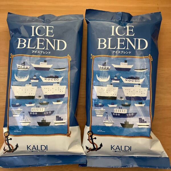 KALDI カルディコーヒーファーム レギュラーコーヒー アイスブレンド 中挽 コーヒー豆(粉)200g×2