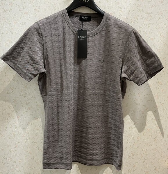 新品 未使用 タグ付き メンズ半袖Tシャツ EPOCA UOMO エポカ クルーネック半袖Tシャツ 46(M)サイズ 送料無料