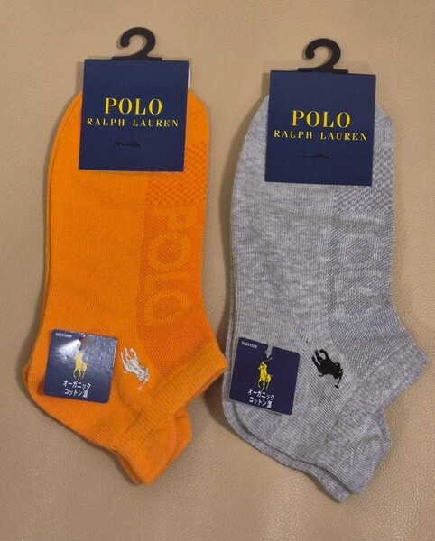 新品 未使用 タグ付き 女性 POLO RALPH LAUREN ポロ ラルフローレン ショートソックス 2足セット 送料無料
