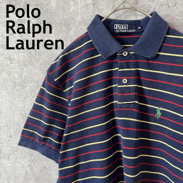 Polo Ralph Lauren 90sボーダー ポロシャツ 半袖 Mメンズ