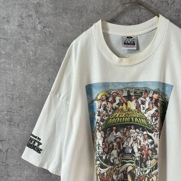 HIGHEST MOUNTAIN USA製 tシャツ半袖レゲエフェス2XLメンズ