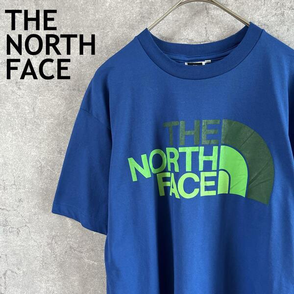 THE NORTH FACE Tシャツ 半袖 青系 Sサイズメンズ