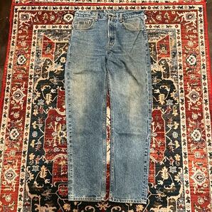 00s USA製 Levi's 505 ヴィンテージ デニム W33 L33 W84cm パンツ 米国 ジーパン リーバイス 刻印 グランジ ジーンズ インディゴ 90s