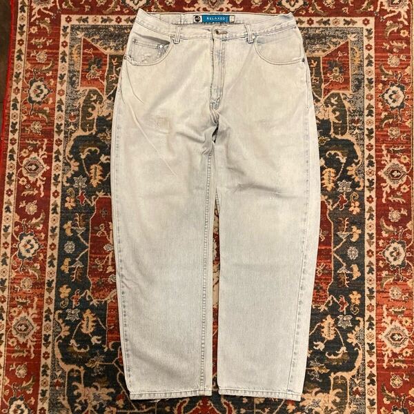 90s USA製 Levi's Silber Tab リーバイス デニムパンツ W36 L30 W94cm シルバータブ Relaxd ヴィンテージ 977刻印 インディゴ 00s