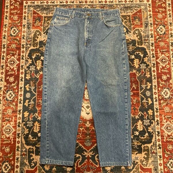 00s Carhartt カーハート デニムパンツ ジーパン バギー ペインター W92cm アメカジ ワークスタイル ストリート ヴィンテージ 90s
