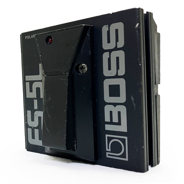 ボス フットスイッチ BOSS FS-5L 完動品 動作確認 ラッチ エフェクター アンプ パラメーター 変更 切替 ポラリティ スイッチ ギター ペダル