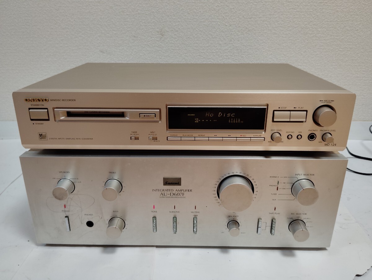 (ジャンク)SANSUI AU-D607F プリメインアンプ Yahoo!オークション -「au-d607f」の落札相場・落札価格