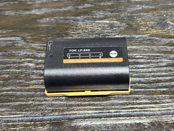 新品 キヤノン Canon LP-E6 LP-E6N LP-E6NH 互換大容量バッテリー USB-C充電可能 送料無料