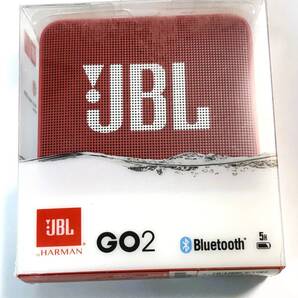 アウトレット JBL スピーカー ワイヤレス GO2 【未開封品】Bluetoothスピーカー IPX7 防水 ポータブル パッシブラジエーター搭載 レッド