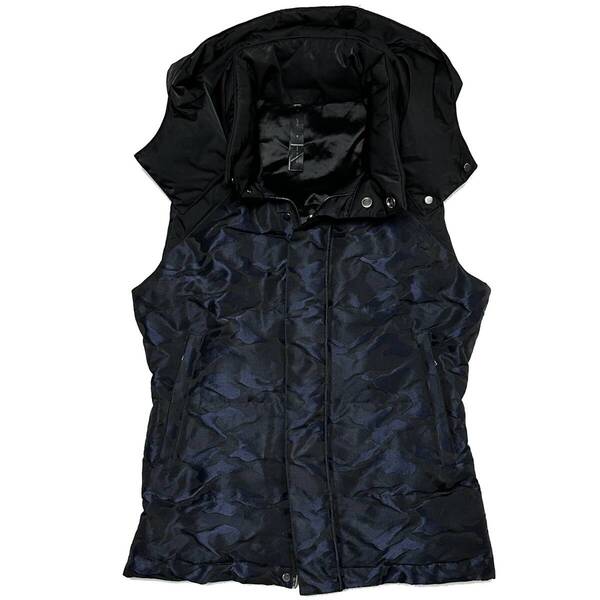 定価6.1万 wjk stretch ester camo simple down vest Mサイズ ダウンベスト ジャケット モンクレール wjk 1piu