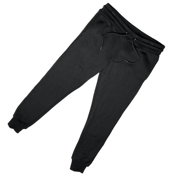 定価6万 1piu1uguale3 COCO SWEAT PIPING SOLID RIB PANTS Ⅲ 黒 リブパンツ wjk akm ジュンハシモト