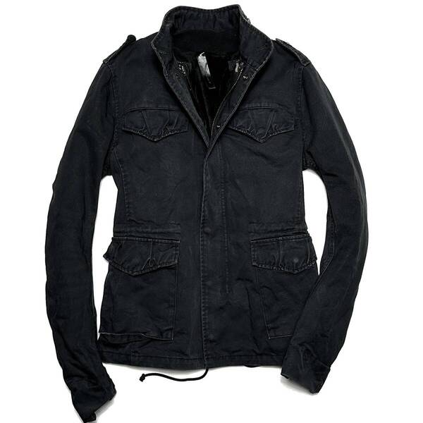safari掲載 定価10万 wjk M66 destroy cotton twill far inner Mサイズ 黒 デストロイコットンツイルミリタリージャケット ジュンハシモト
