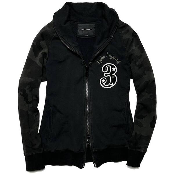 定価6万 1piu1uguale3 No.3 NUMBERING ORIGINAL SWEAT ZIP JKT Ⅴ オリジナルスエットジップジャケット パーカー wjk akm ジュンハシモト