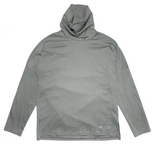 定価1.8万 ATTACHMENT クールマックスモクロディスウェードドロップショルダータートルネックカットソー 2 グレー アタッチメント ニット