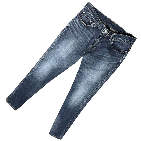 定価5.2万 AKM 5P SKINNY STRETCH 10oz DENIM PANTS サイズM ストレッチスキニーデニムパンツ wjk 1piu ジュンハシモト