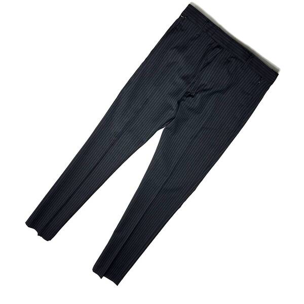 定価1.4万 24AW ZARA MAN 裾ジップストレッチストライプスキニースラックスパンツ 29 ザラマン スキニーデニム