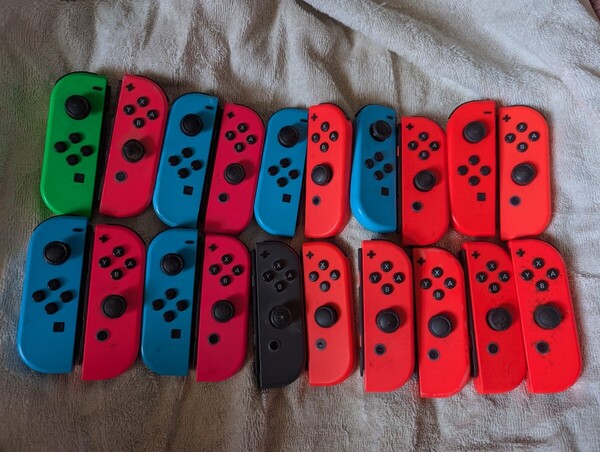 Nintendo Switch Joy-Con ニンテンドー スイッチ ジョイコン L R リモコン 20個 大量 まとめて セット