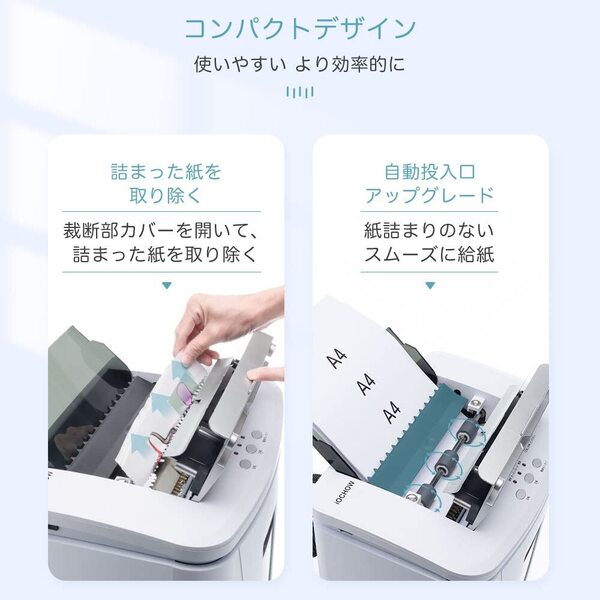 自動裁断マイクロカットシュレッダー