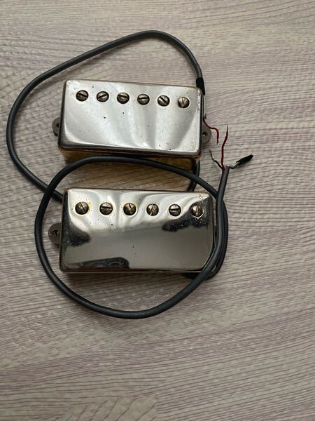 Gibson HB-L HB-R 基盤ピックアップセット ゴールドカバー