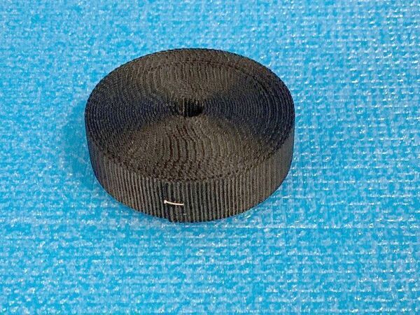 SKO PPテープ 平織 1.2mm厚 黒25mm幅5m巻き No34 エコバック等の持ち手に