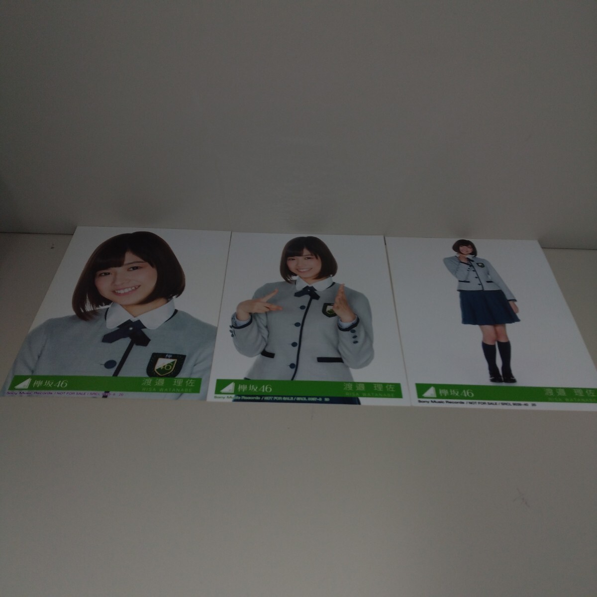 元櫻坂46 渡邉理佐 アクリルスタンド＆時計スタンド 新品・未
