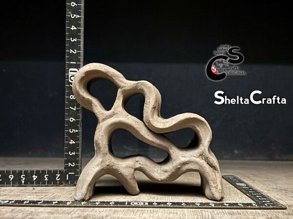 【全国送料無料】基本型系 規格外品 SheltaCrafta Asatシェルター 熱帯魚 アクアリウム プレコ 隠れ家 レイアウト 水草活着など