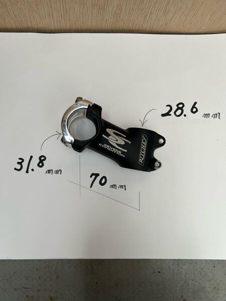 RITCHEY(リッチー)ステム31.8/28.6 70㎜