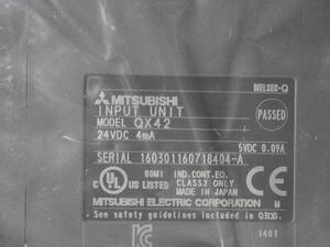 三菱 MITSUBISHI INPUT UNIT QX42 MELSECシーケンサ 入力ユニット
