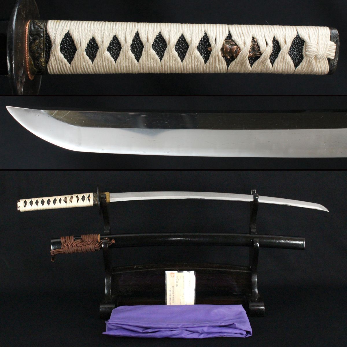 江戸時代 脇差の拵 全長63.8cm 骨董品の価値 Yahoo!オークション -「日本刀 脇差 真剣」の落札相場・落札価格