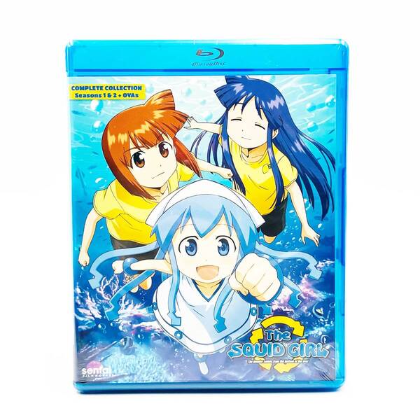【送料込】侵略!イカ娘 第1+2期 (全24話) + 3OVA (北米版 ブルーレイ) The Squid Girl blu-ray BD