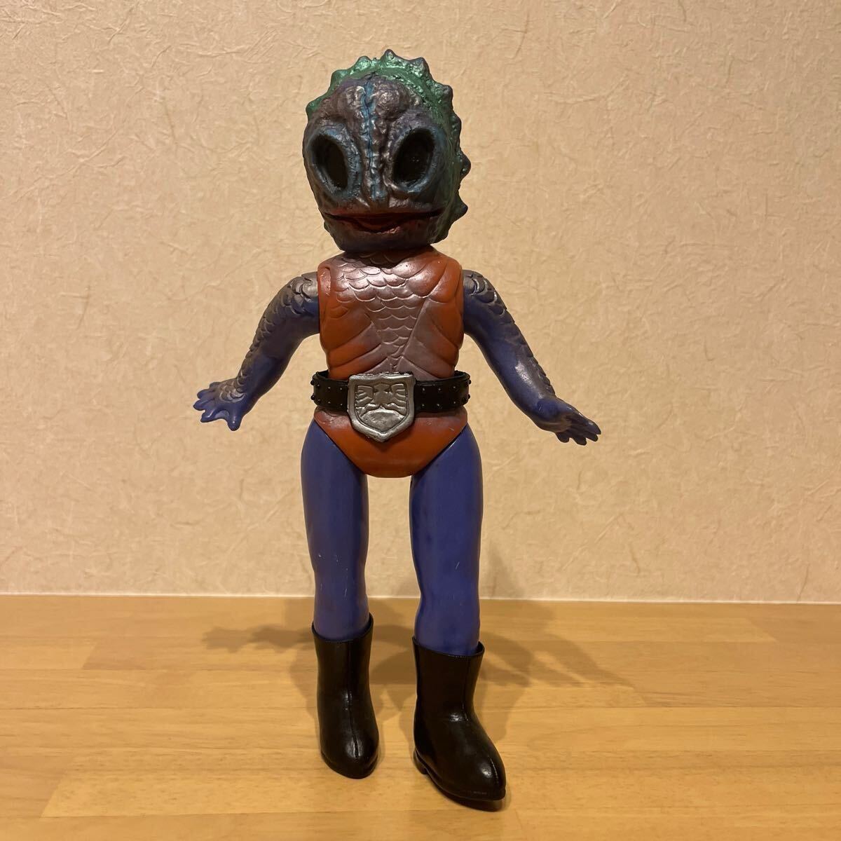 □希少 当時物 旧バンダイ 仮面ライダー 怪人 アマゾニア 黒色