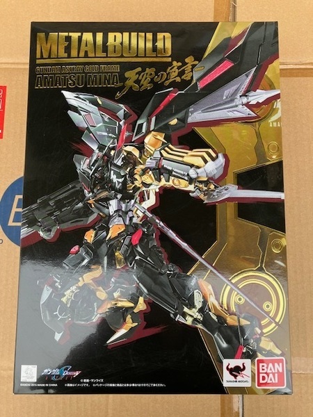 【未開封】METAL BUILD ガンダムアストレイゴールドフレーム天ミナ -天空の宣言- ガンダムSEED 限定 メタルビルド GOLD