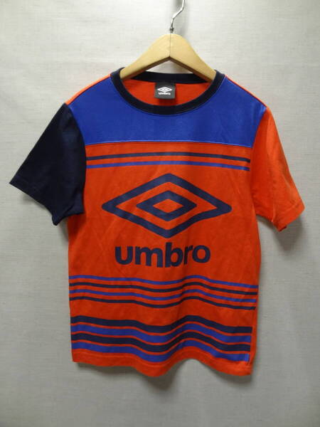 全国送料無料 アンブロ UMBRO 子供服キッズ男&女の子 ポリ65%綿35%素材 サッカー等 スポーツ 半袖 Tシャツ 140