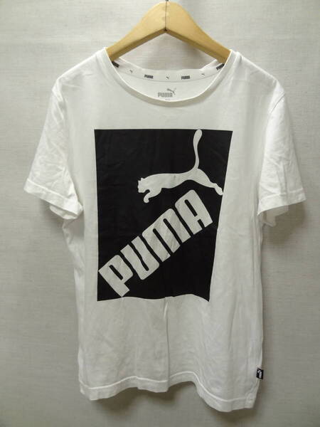 全国送料無料 プーマ PUMA 子供服キッズ男&女の子 綿100%素材 スポーツ 半袖 モノトーン Tシャツ 150