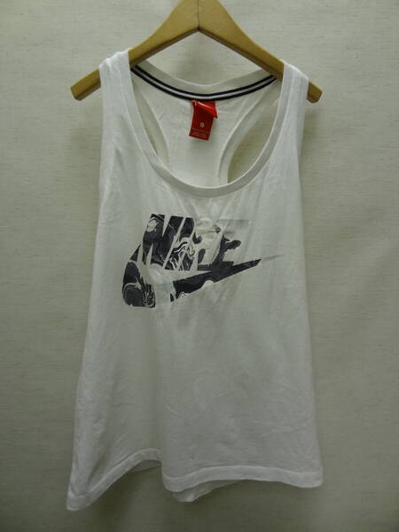 全国送料無料 ナイキ NIKE 子供服キッズ男の子 綿100%素材 ビッグロゴプリント タンクトップ 160(L/165)