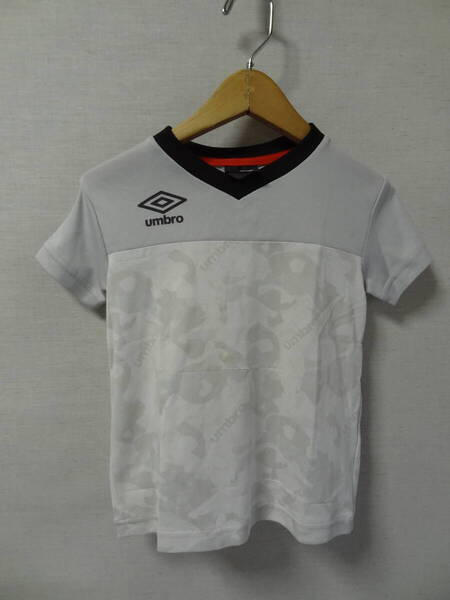 全国送料無料 アンブロ UMBRO 子供服キッズ男&女の子 サッカー等スポーツ 半袖 ポリエステル100%素材 ゲームTシャツ 120