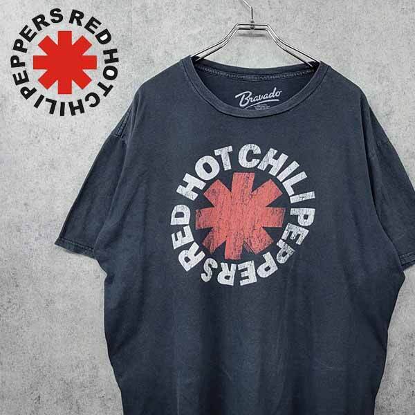 レッドホットチリペッパーズ ビッグロゴ Tシャツ ブラック 2XL 古着