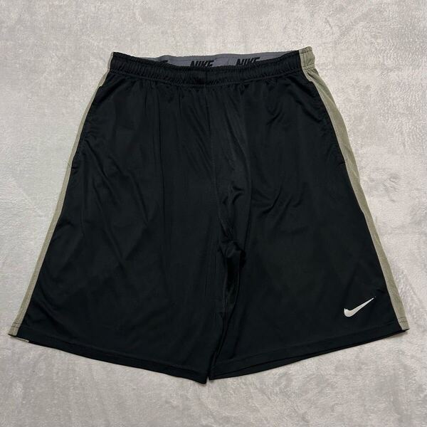ナイキ バスケットボールパンツ バスパン ドライフィット XL ポケット付き 黒
