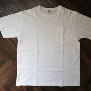 BARNS OUTFITTERS(バーンズアウトフィッターズ) ″STANDARD″18/- OE Tough neck S/S T-shirt BR-18000 White L 商品タグあり