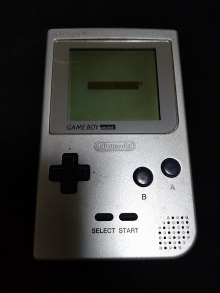 ■【動作確認済み】ゲームボーイポケット シルバー本体 Nintendo GAMEBOY ゲームボーイライト ゲームボーイカラー GAME ジャンク 68