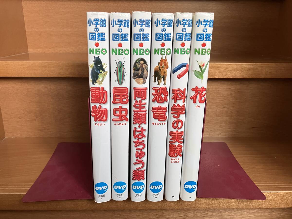 新品未使用DVD☆ 小学館 図鑑NEO 人気動物図鑑・DVDセット