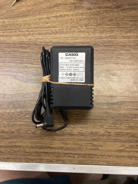 CASIO ACアダプター AD-A95100IJ ネームランド用 純正 動作確認済み
